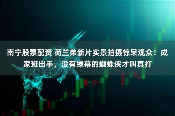 南宁股票配资 荷兰弟新片实景拍摄惊呆观众!成家班出手,没有绿幕的蜘蛛侠才叫真打